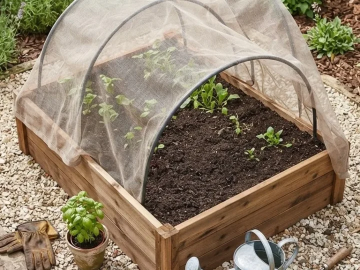 How to Cover a Raised Garden Bed for Frost, Pests, Birds and Summer Heat