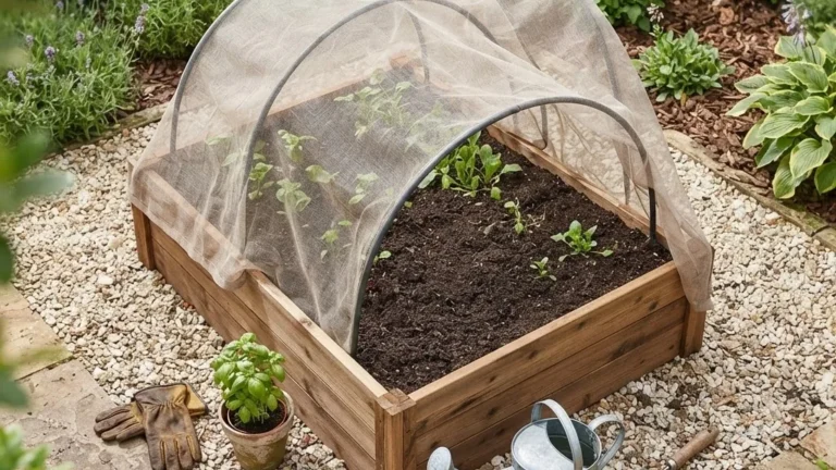 How to Cover a Raised Garden Bed for Frost, Pests, Birds and Summer Heat
