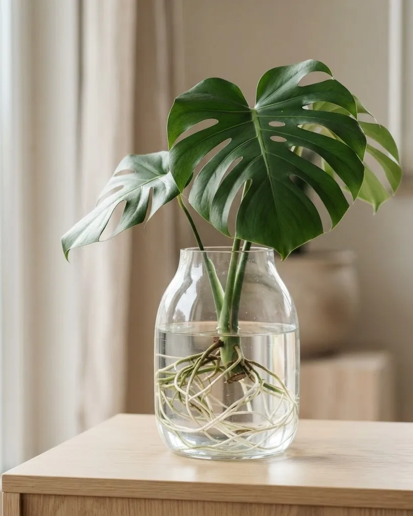 Detail view of water Propagation, Step by Step