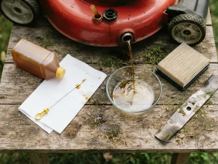 SAE 30 Oil in a Lawn Mower: The Straight Decision Guide